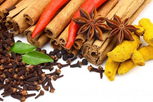 spices to remove worms