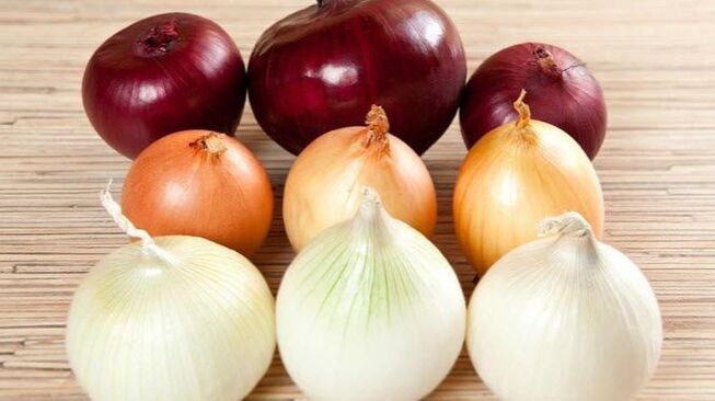 Onions - a popular vegetable for pinworms and roundworms