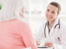 At the medical consultation